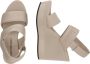Calvin Klein Elegante Beige Sandalen Gekruiste Banden Beige Dames - Thumbnail 12