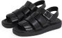 Calvin Klein leren sandalen zwart - Thumbnail 6