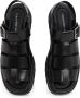 Calvin Klein leren sandalen zwart - Thumbnail 7