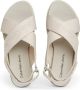 Calvin Klein Jeans Beige Open-Toe Sandalen met Gesp Strik Sluiting Beige Dames - Thumbnail 17