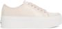 Calvin Klein Sneakers Flatform+ Cupsole Satin in poeder roze - Thumbnail 3