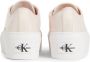 Calvin Klein Sneakers Flatform+ Cupsole Satin in poeder roze - Thumbnail 5
