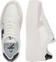 Calvin Klein Witte leren flatform sneakers mix - Thumbnail 4