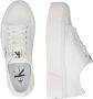Calvin Klein Witte Flatform Cupsole Lage Sneakers White Dames - Thumbnail 10