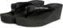 Calvin Klein Jeans Zwarte Casual Textiel Dames Sandalen Black Dames - Thumbnail 6