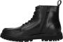 Calvin Klein Jeans Boots van leer met vetersluiting en ritssluiting - Thumbnail 3