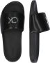 Calvin Klein Zwarte Slippers voor Vrouwen Black Dames - Thumbnail 8