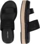 Calvin Klein Zwarte Sleehak Espadrille Sandaal - Thumbnail 4