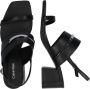 Calvin Klein Zwarte platte sandalen voor vrouwen Black Dames - Thumbnail 8