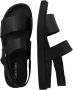 Calvin Klein Stijlvolle platte leren sandalen voor heren Black Heren - Thumbnail 7