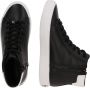 Calvin Klein Zwarte Leren Sneakers met Ingelegd Logo Black Dames - Thumbnail 3
