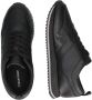Calvin Klein Zwarte Leren Sneakers met Print Detail Black Heren - Thumbnail 8