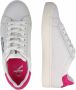Calvin Klein Witte polyester sneakers met veters print contrastdetails logo White - Thumbnail 9