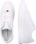 Calvin Klein Witte Leren Vetersneakers Herfst Winter White Dames - Thumbnail 6