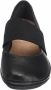 Camper Zwarte Leren Ballerina`s met Rubberen Zolen Black Dames - Thumbnail 11