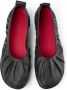 Camper Tegenovergestelde Twins Leren Ballerinas Black Dames - Thumbnail 6