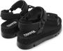 Camper Stijlvolle platte sandalen in zwart en oranje Black Dames - Thumbnail 21