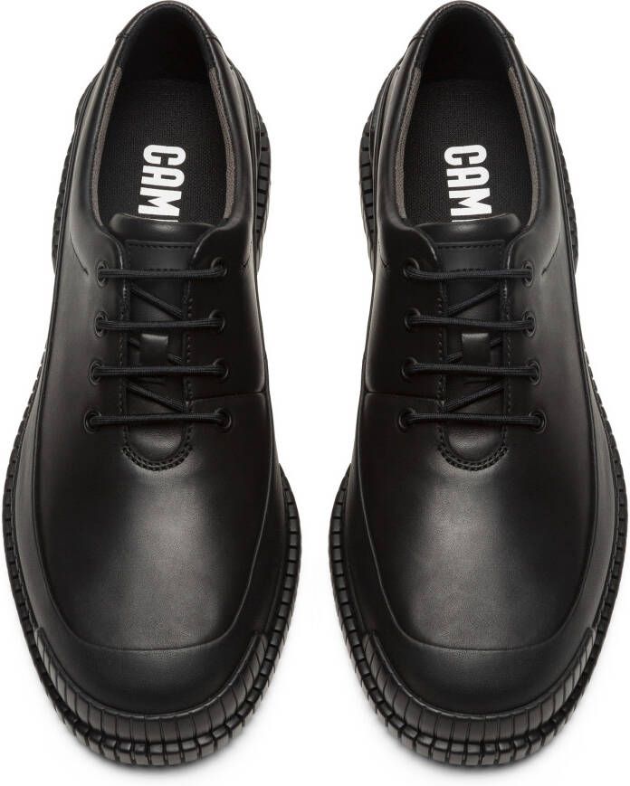 Camper Veterschoenen met geribbelde zool Zwart - Foto 6