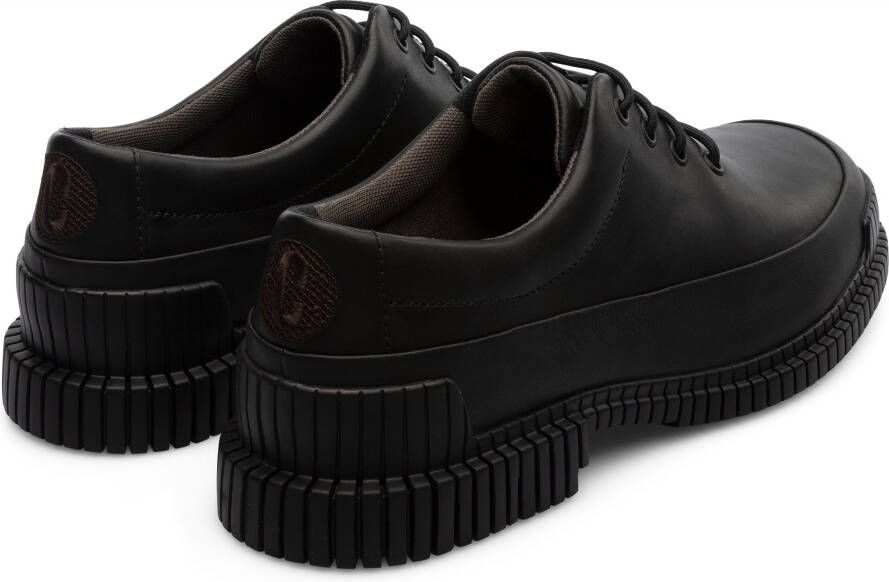 Camper Veterschoenen met geribbelde zool Zwart - Foto 7