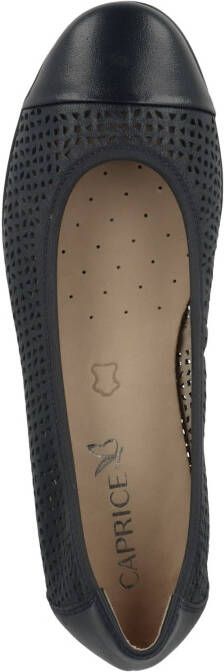 Caprice Ballerina's slipper comfortabele schoen instapschoen met perforatie - Foto 9