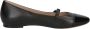 Caprice Ballerina's met riempje comfort schoen business schoen flats met klittenbandriempjes - Thumbnail 9