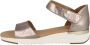 Caprice KANDY leren sandalen taupe metallic - Thumbnail 7