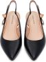 Cesare Gaspari Luxe Leren Ballerina Zwart Black Dames - Thumbnail 15