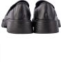 Cesare Gaspari Chunky Platform Loafers Zwart Black Dames - Thumbnail 10