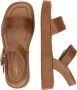 Clarks Alda Strap Platte Sandalen Brown Dames - Thumbnail 10