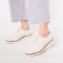 Clarks Baille Brogue White Leather Vrouwen - Thumbnail 3