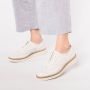 Clarks Witte Brogue Damesschoenen White Dames - Thumbnail 3