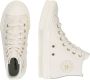 Converse Chuck Taylor All Star Lift High Leather Children White Kind White - Thumbnail 4