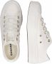 Converse Chuck Taylor All Star Lift Platform Mono Lage sneakers Dames Wit - Thumbnail 9