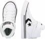 Converse Pro Blaze Strap Leren Sneaker White Dames - Thumbnail 5