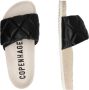 Copenhagen Studios Zwarte Gewatteerde Slide Sandalen Black Dames - Thumbnail 5