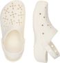 Crocs Classic Floral Cut Out Clog Sandalen beige wit - Thumbnail 3