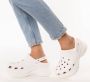 Crocs W Classic Bae Clog 206302-100 Vrouwen Wit slippers - Thumbnail 6