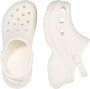 Crocs W Classic Bae Clog 206302-100 Vrouwen Wit slippers - Thumbnail 7