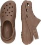 Crocs Classic Crush Clog 207521-2Q9 Vrouwen Bruin Slippers - Thumbnail 5