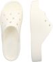 Crocs Classic Platform Slide 208180-100 Vrouwen Wit Slippers - Thumbnail 8