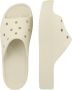 Crocs Women's Classic Platform Slide Sandalen maat W10 grijs beige - Thumbnail 7