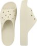 Crocs Women's Classic Platform Slide Sandalen grijs beige - Thumbnail 7