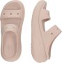 Crocs Classic Crush Sandal 207670-6UR Vrouwen Roze Slippers - Thumbnail 11