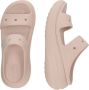 Crocs Classic Crush Sandal 207670-6UR Vrouwen Roze Slippers - Thumbnail 12
