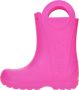 Crocs Handle It Rain Boot Kids Rubberlaarzen maat C11 roze - Thumbnail 4