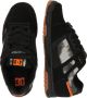 DC Shoes Zwarte Leren Sneakers met Mesh Kraag en Gewatteerde Tong Black Heren - Thumbnail 2