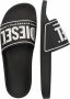 Diesel Chancletas negra con logotipo For Successful Living en 3D 41 Negro Zwart Heren - Thumbnail 11