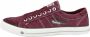 Dockers by Gerli Washed Canvas Sneaker Red Sneakers donkerrood Heren - Thumbnail 4