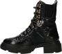 Dockers by Gerli Schnürboots Geveterde laarzen zwart PVC Dames Rock wear - Thumbnail 3
