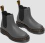 Dr. Martens 2976 Gunmetal Virginia Laars grijs Leer Dames Basics Casual wear - Thumbnail 7